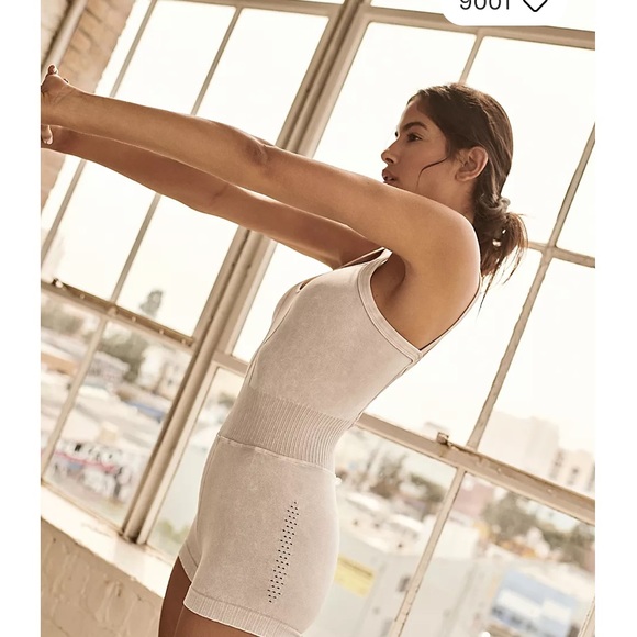 Free People Good Karma Runsie Color-Ice Gray Size-XS/Small NWOT - Picture 12 of 13